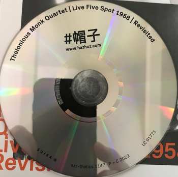 CD The Thelonious Monk Quartet: Live Five Spot 1958 Revisited 454429