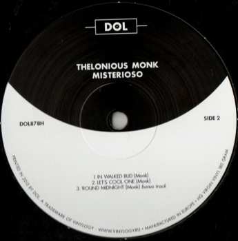 LP The Thelonious Monk Quartet: Misterioso 358109
