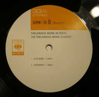 2LP The Thelonious Monk Quartet: Monk In Tokyo 542650