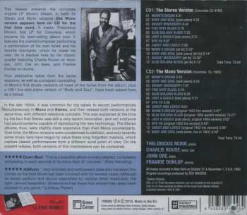 2CD The Thelonious Monk Quartet: Monk's Dream LTD 176605