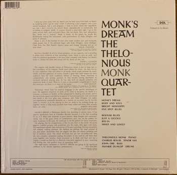 LP The Thelonious Monk Quartet: Monk's Dream LTD | CLR