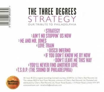 CD The Three Degrees: Strategy (Our Tribute To Philadelphia) 271726
