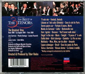 CD The Three Tenors: The Best Of The 3 Tenors (The Great Trios) 4448