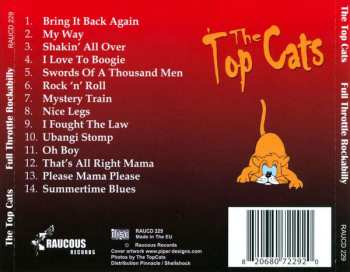 CD The Top Cats: Full Throttle Rockabilly 478239