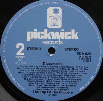 2LP The Top Of The Poppers: Disco Mania (2xLP) 123785