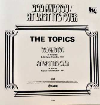 SP The Topics: God And You / At Last It's Over 473613