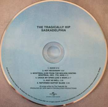 CD The Tragically Hip: Saskadelphia DIGI 93683