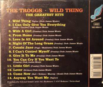CD The Troggs: Wild Thing (The Greatest Hits) 471202