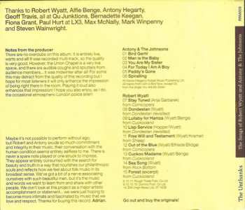 CD The Unthanks: The Songs Of Robert Wyatt And Antony & The Johnsons - Live From The Union Chapel, London 239178