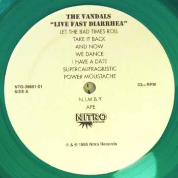 LP The Vandals: Live Fast Diarrhea LTD | CLR 240856