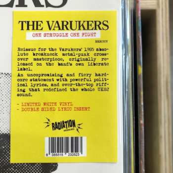 LP The Varukers: One Struggle One Fight CLR 331177