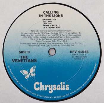 LP The Venetians: Calling In The Lions 414674