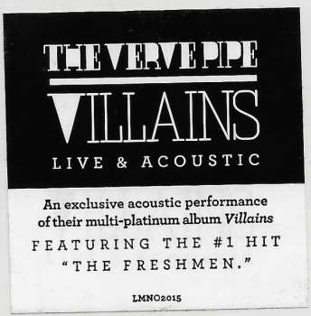 CD The Verve Pipe: Villains Live & Acoustic 421098