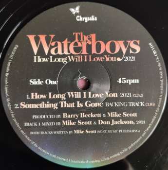 LP The Waterboys: How Long Will I Love You 2021 LTD 56690
