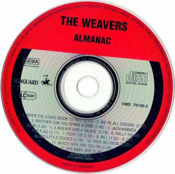 CD The Weavers: The Weavers' Almanac 234279