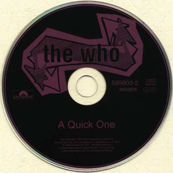 CD The Who: A Quick One 29205