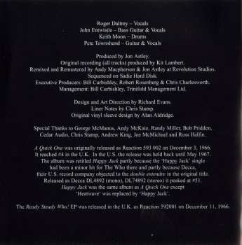 CD The Who: A Quick One