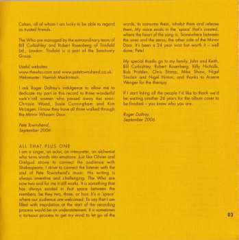 CD The Who: Endless Wire