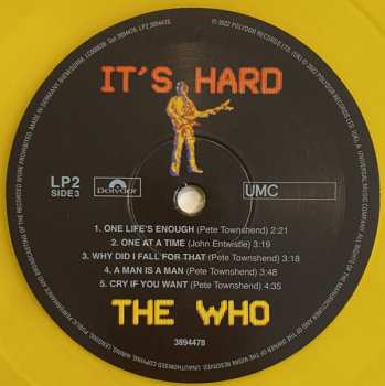 2LP The Who: It's Hard LTD | CLR 340085