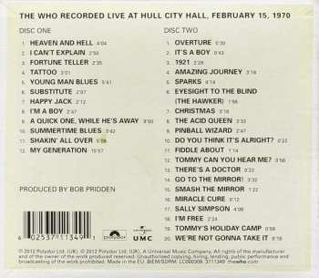 2CD The Who: Live At Hull 1970 DLX 20766