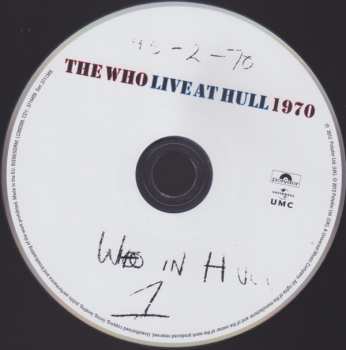 2CD The Who: Live At Hull 1970 DLX 20766