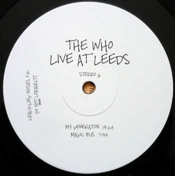 3LP The Who: Live At Leeds DLX | LTD 339613
