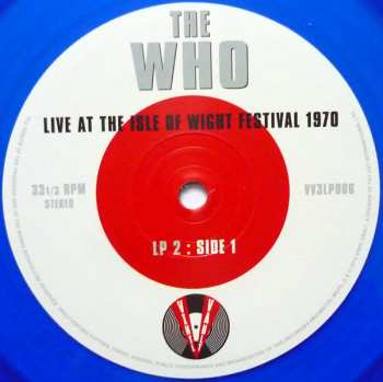 3LP The Who: Live At The Isle Of Wight Festival 1970 CLR 77598