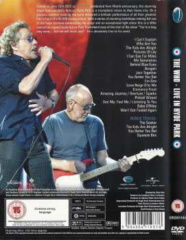 DVD The Who: Live In Hyde Park 20767