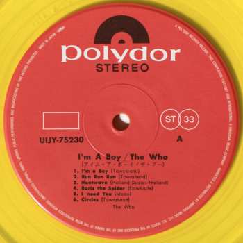 LP The Who: I'm A Boy / アイム・ア・ボーイ CLR | LTD 528733