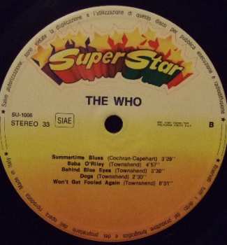 LP The Who: Greatest Hits
