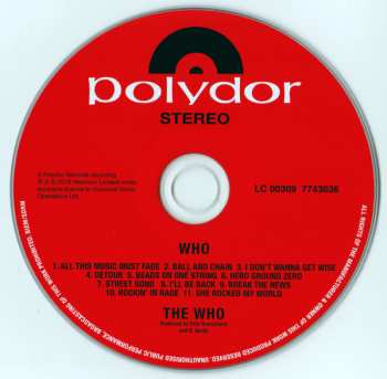 CD The Who: Who 382944