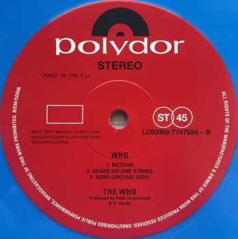 2LP/EP The Who: Who DLX | LTD | CLR