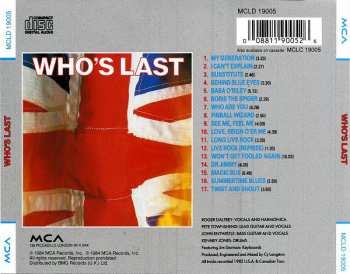 CD The Who: Who's Last 40322