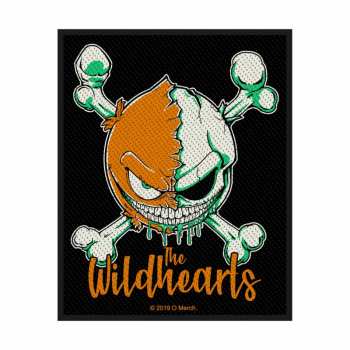 Merch The Wildhearts: Nášivka Green Skull 