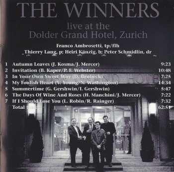 CD The Winners: The Winners Live At The Dolder Grand Hotel, Zurich 355008