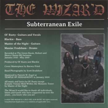 CD The Wizar'd: Subterranean Exile 238013