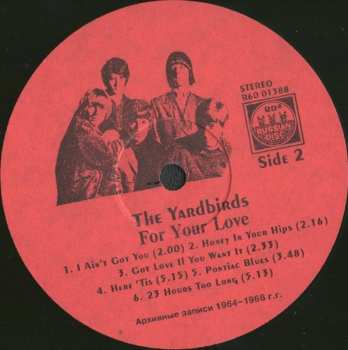 LP The Yardbirds: For Your Love