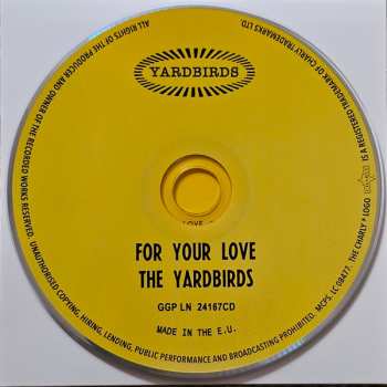 CD The Yardbirds: For Your Love