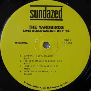 LP The Yardbirds: Live! Blueswailing July '64 348394