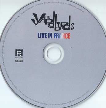 CD The Yardbirds: Live In France DIGI 186209