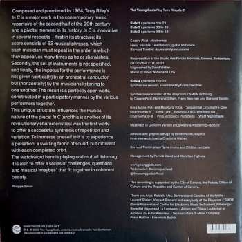2LP/CD The Young Gods: The Young Gods Play Terry Riley In C