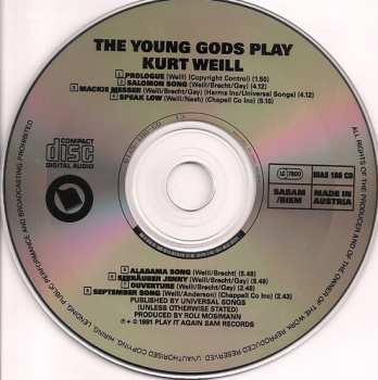 CD The Young Gods: The Young Gods Play Kurt Weill 28195