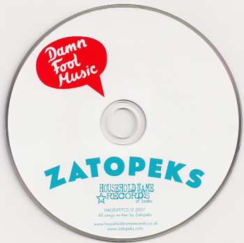 CD The Zatopeks: Damn Fool Music 302183
