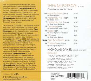 CD Thea Musgrave: Chamber Works For Oboe 268637