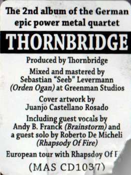 CD Thornbridge: Theatrical Masterpiece 36102