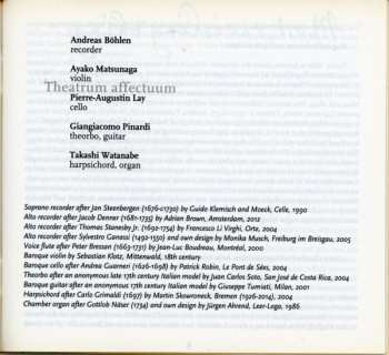 CD Theatrum Affectuum: Nicola Matteis: Most Ravishing Things 456385