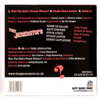 CD Thee Jenerators: Who The Hell's Frank Wilson? 228692