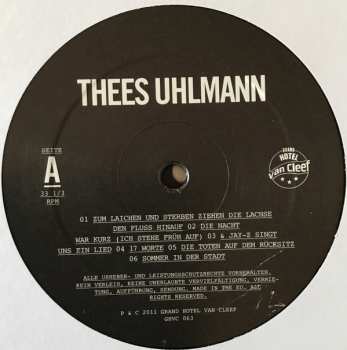 LP Thees Uhlmann: Thees Uhlmann 75881