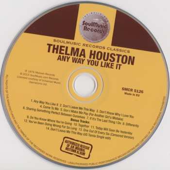 CD Thelma Houston: Any Way You Like It 91885