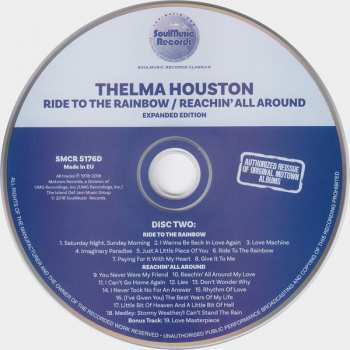 2CD Thelma Houston: The Devil In Me / Ready To Roll / Ride To The Rainbow / Reachin’ All Around 310294